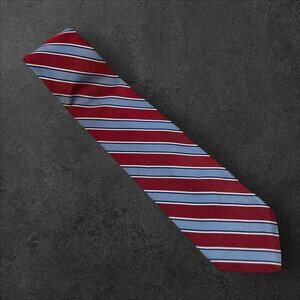 "346" Brooks Brothers Men's 100% Silk Made in Italy Professional Striped Tie